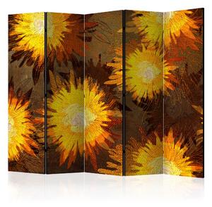Rumsavdelare Sunflower Dance II 225x172 cm - Artgeist sp. z o. o