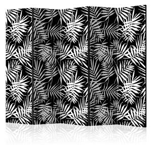 RUMSAVDELARE Black and White Jungle II 225x172 cm - Artgeist sp. z o. o