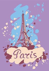 Illustration Colorful vector illustration of Tower Eiffel., TatianaKulikova