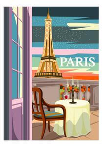 Illustration Travel Destination Vector Poster, Rudzhan Nagiev