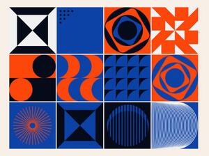 Illustration Neo Modernism Artwork Pattern Design, Normform