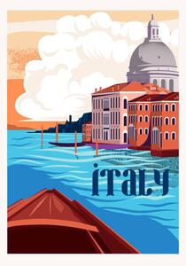 Illustration Travel Destination Vector Poster, Rudzhan Nagiev