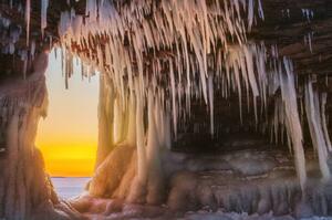 Fotografi Apostle Islands Sea Caves, Posnov