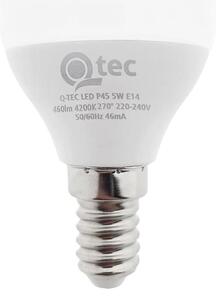 LED glödlampa Qtec P45 E14/5W/230V 4200K