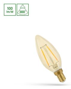 LED glödlampa VINTAGE C35 E14/5W/230V 2400K