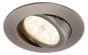 Briloner7296-011-Dimbar infälld LED belysning/6,5W/230V IP23 antracit