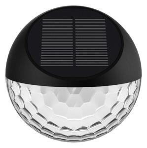 Aigostar - LED solcell väggbelysning LED/2W/1,2V svart 2700K IP44