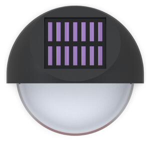 Aigostar - LED solcell väggbelysning LED/1W/1,2V svart 2700K IP44