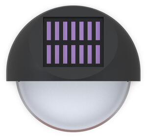 Aigostar - LED RGB Solcellsvägglampa LED/1W/1,2V svart IP44