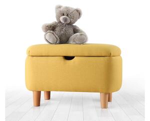 Anaro Sittpuff 61 cm Rektangulär Gul -