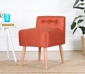 Anaro Sittpuff 43 cm Rektangulär Orange -