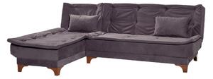 Clydevale Bäddsoffa m. Divan 4-sits Antracit -