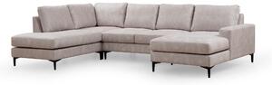 KAMMELLE Soffa m. Divan och Schäslong 4-sits Beige -