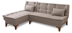 Bunnythorpe Bäddsoffa m. Divan 4-sits Beige -