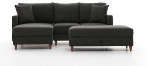 ENSGAS Soffa m. Divan 4-sits Antracit -