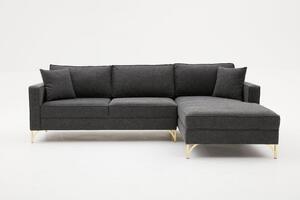 NAUEN Soffa m. Divan 4-sits Antracit -