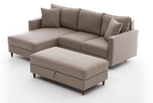 ENSGAS Soffa m. Divan 4-sits Beige -