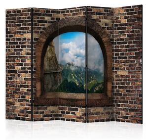 Rumsavdelare - Stony Window: Mountains II 225x172 - Artgeist sp. z o. o