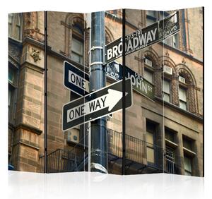 Rumsavdelare - All roads lead to Broadway II 225x172 - Artgeist sp. z o. o