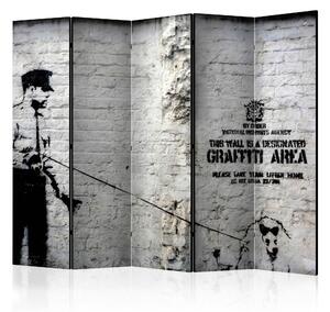 Rumsavdelare - Banksy - Graffiti Area II 225x172 - Artgeist sp. z o. o