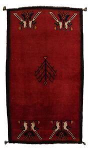 Handknuten Persisk Ullmatta 188x106 cm Kelim - Röd