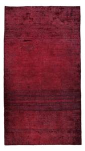 Handknuten Persisk Matta 111x24 cm Vintage - Röd