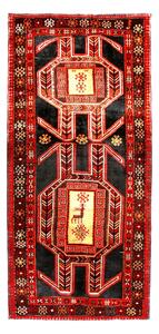 Handknuten Persisk Patchworkmatta 199x301 cm Kelim - Röd/Mörkblå