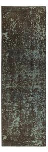 Handknuten Persisk Matta 88x288 cm Vintage - Mörkgrön