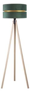 Duolla - Golvlampa DUO 1xE27/60W/230V diameter 44 cm grön/beige