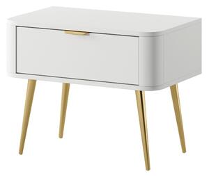 Walia Sängbord 63 cm - Vit