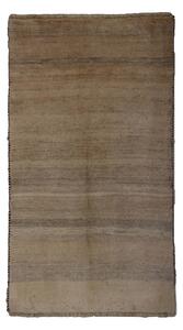 Handknuten Persisk Ullmatta 80x143 cm Gabbeh Shiraz - Beige