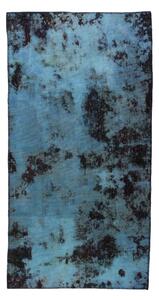 Handknuten Persisk Matta 102x200 cm Vintage - Blå/Mörkblå
