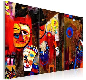 Canvastavla Abstract Carnival 120x80 cm - Artgeist sp. z o. o