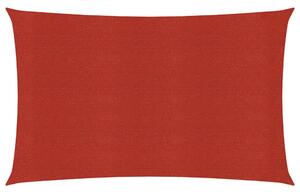 Solsegel 160 g/m² röd 4x7 m HDPE