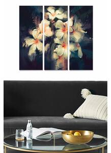 Tavla Floral 3-Pack Flerfärgad 20X50 - 20x50 cm