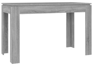 Matbord grå sonoma 120x60x76 cm konstruerat trä