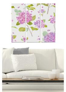 Tavla Floral 3-Pack Flerfärgad 20X50 - 20x50 cm