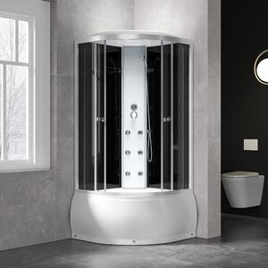 Lyxig duschkabin 80x80x215cm | Ryggmassage & badkar