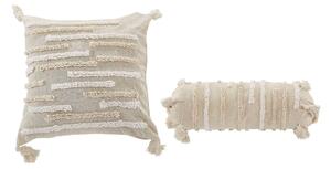 Zion Beige kudde Set 50x50 cm + 20x50 cm + Innerkudde