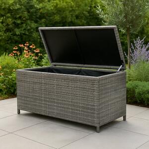 Dynbox i konstrotting | Grå | 134x54x59cm