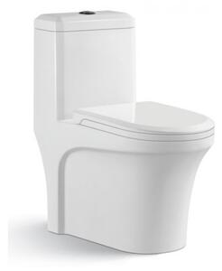 Golvstående toalett | Dubbelspolning | Modern design