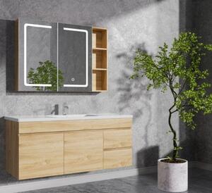 Badrumspaket | Kommod 120cm | LED-spegelskåp | Venedig