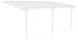 Altantak 6,17x3 m | Kanalplast / Aluminium| Premium modell | Vit