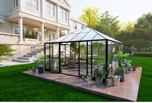 Gazebo 17,6m² | Stort premiumväxthus| Stormgaranti | 4 mm säkerhetsglas