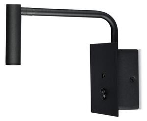 LED Flexibel vägglampa with USB port LED/3W/230V