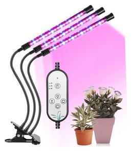 LED ljusreglerad bordslampa med en clip för growing plants LED/12W/5V