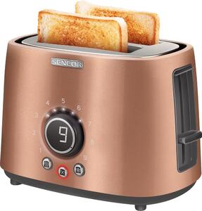 Sencor - Toaster with two holes and warming up 1000W/230V koppar