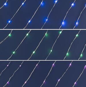 LED RGB Christmas ljusreglerad chain 100xLED/29 funktioner 10,4m