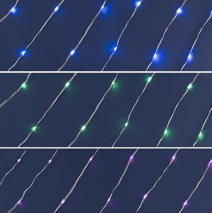 LED RGB Christmas ljusreglerad chain 200xLED/29 funktioner 20,4m