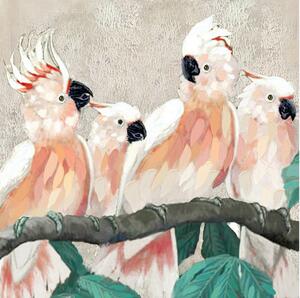 Canvastavla Birds - 100x100 cm